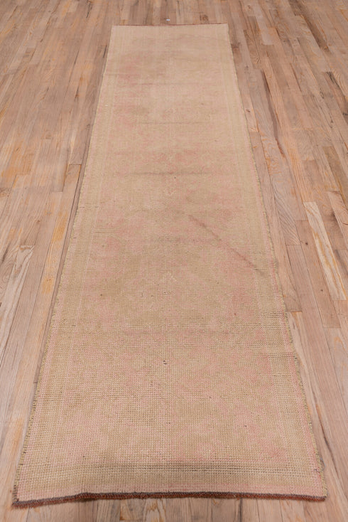 Antique Oushak Runner Rug (2' x 10')